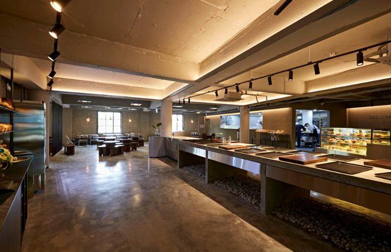 首尔甜品店，现代风 100 平住宅烘焙坊设计-9