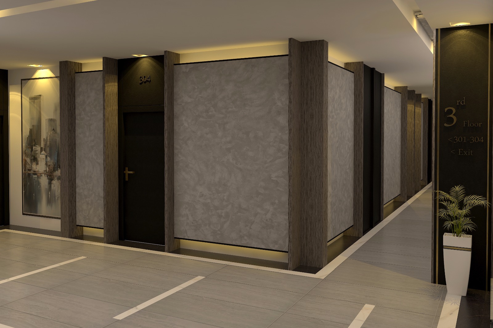 ELEVATOR LOBBY &CORRIDOR-6