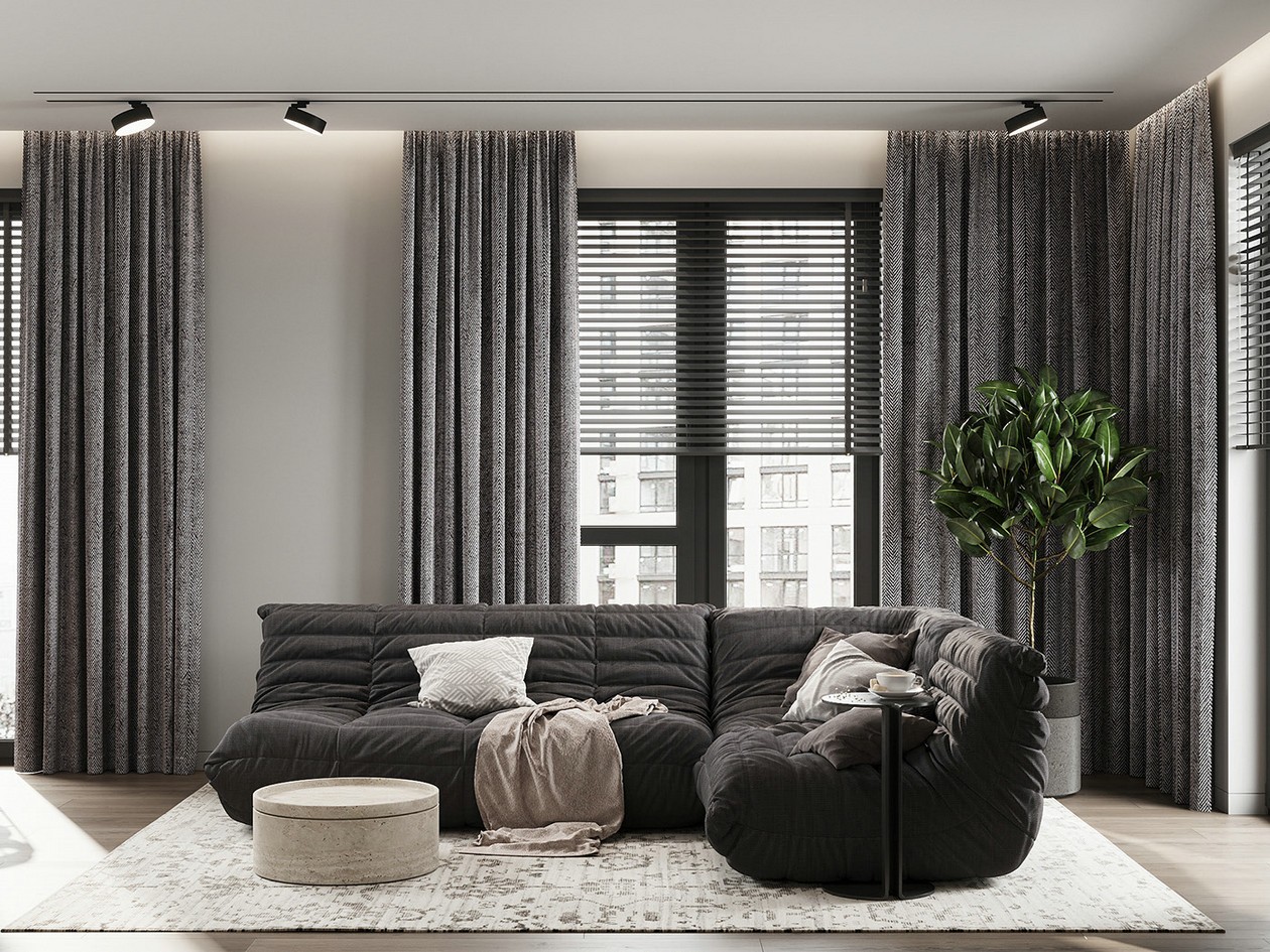 乌克兰基辅小空间公寓设计-1