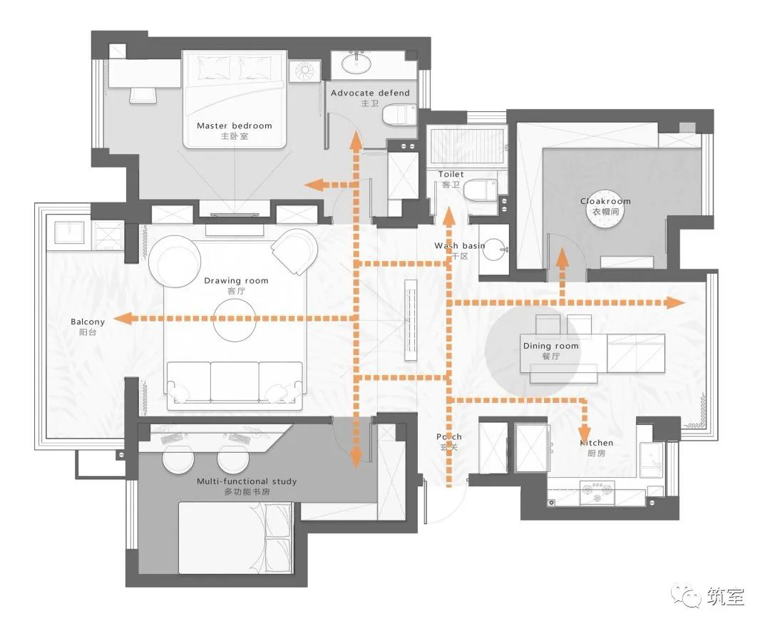 自然宜居，大气实用的公寓设计-37