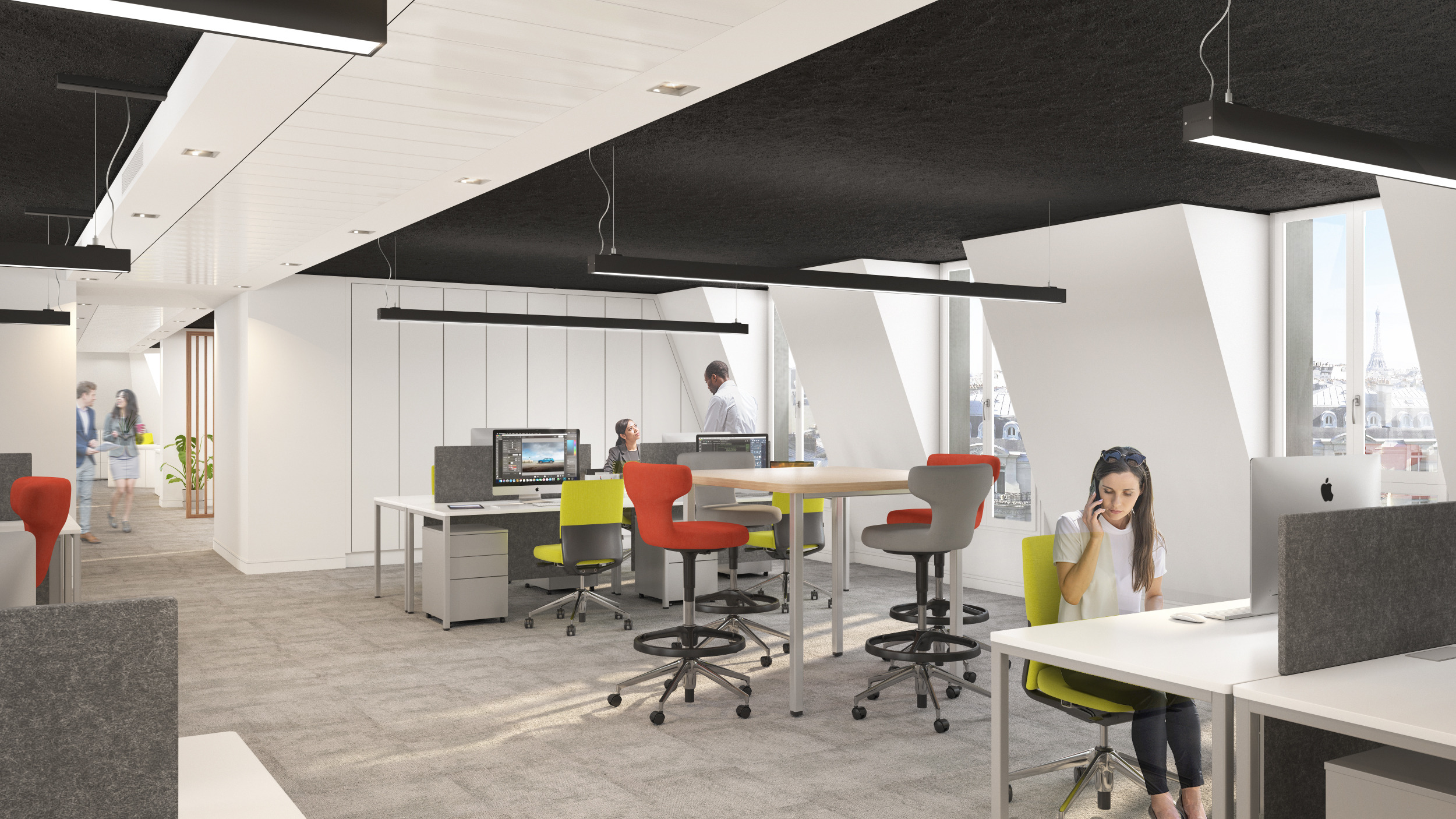 Office Interiors & Open Spaces - 3D & VR 360°-8