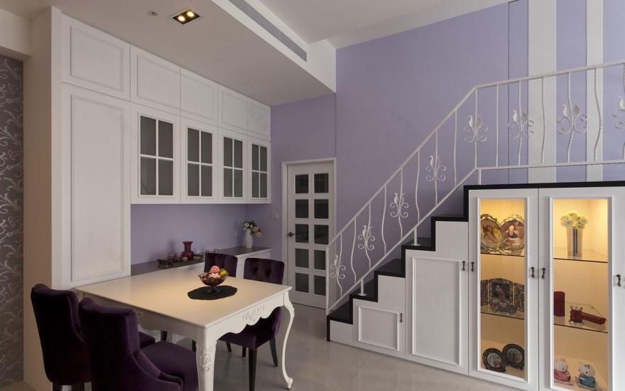 23 坪紫色浪漫屋,空间利用与风水改造的完美结合-4