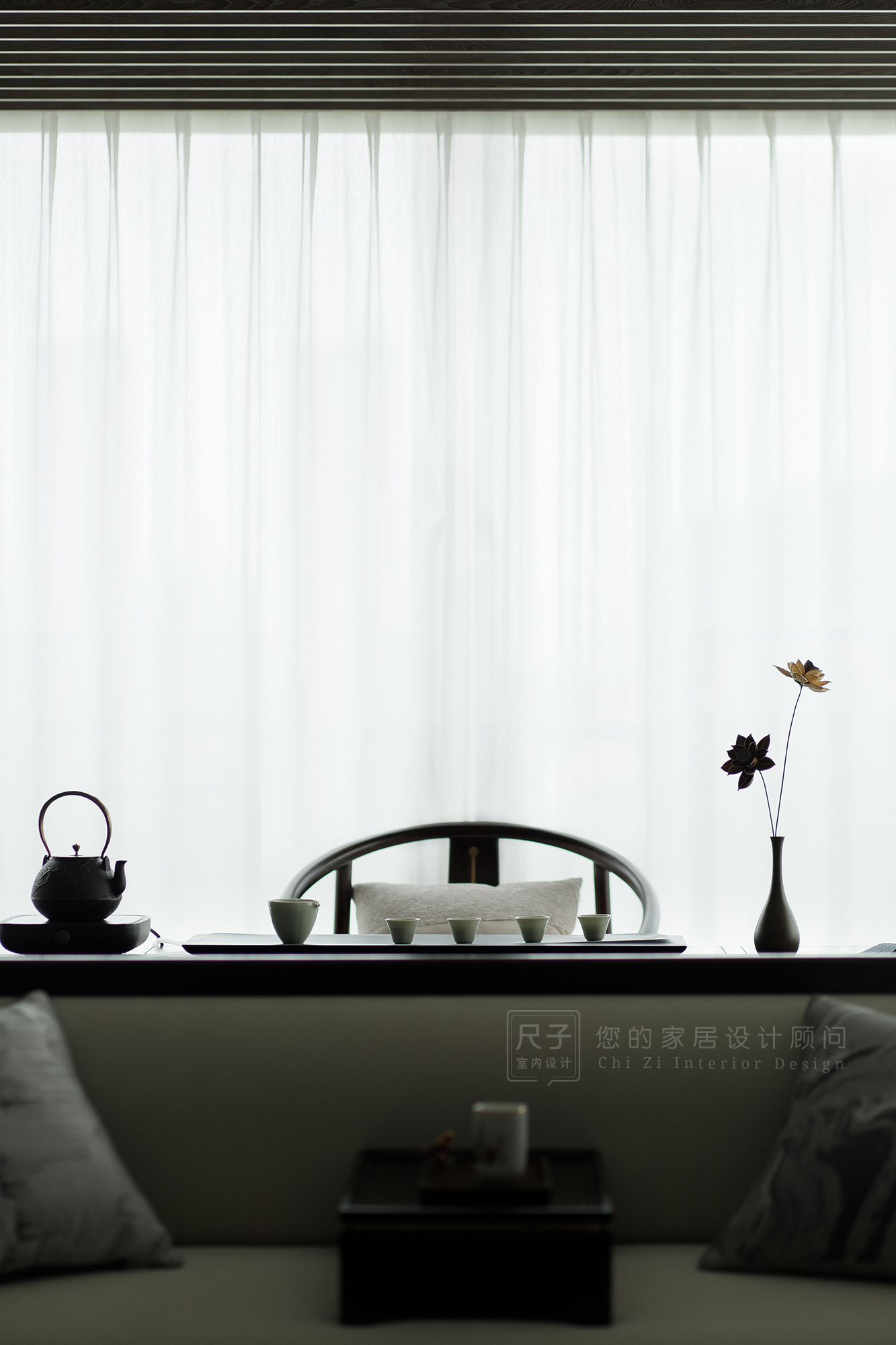 知味 · 愈久弥香,静谧的东方韵味丨尺子室内设计-25