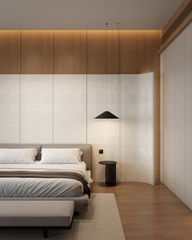 现代卧室&衣帽间
