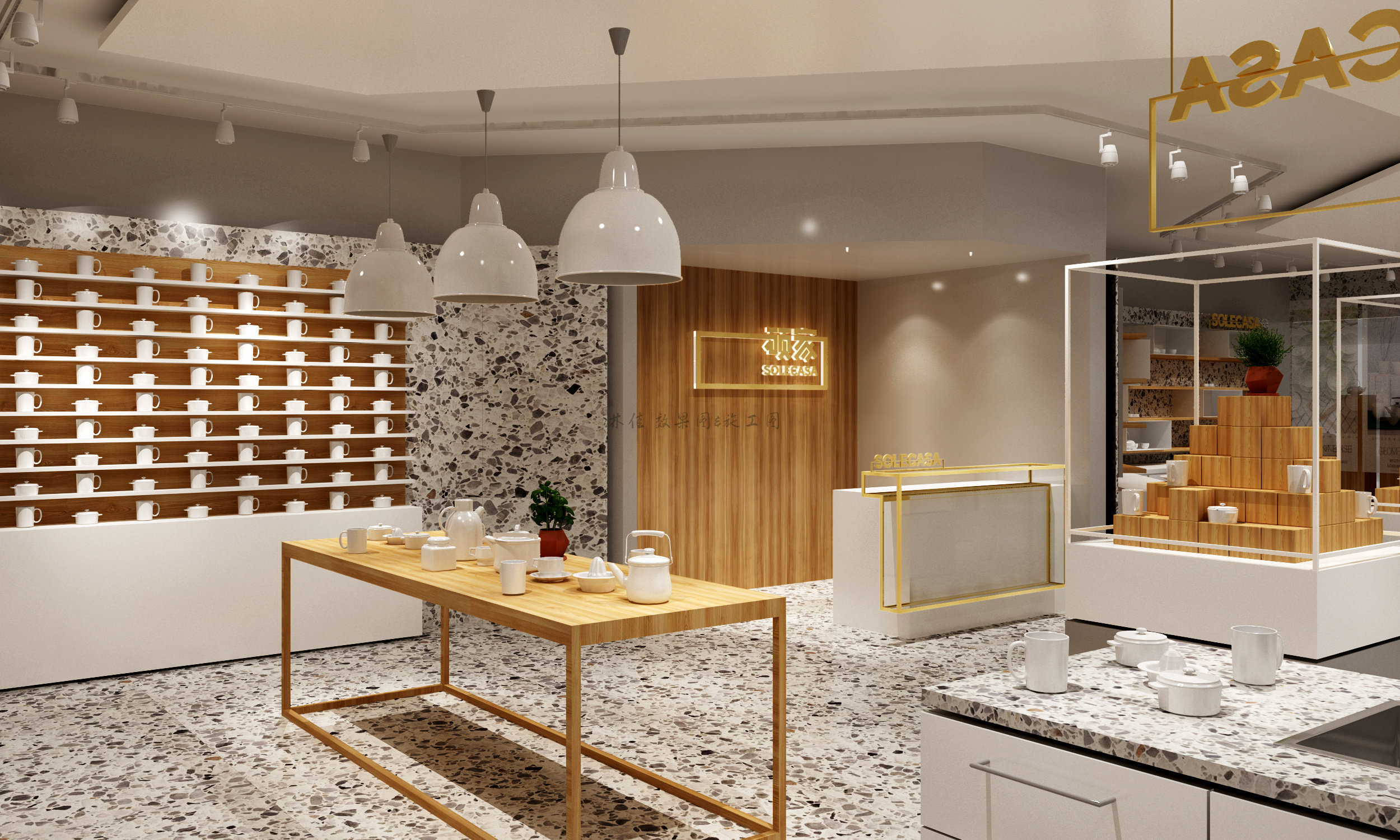 工装/阳光之家陶瓷家居精品店效果图表现-3