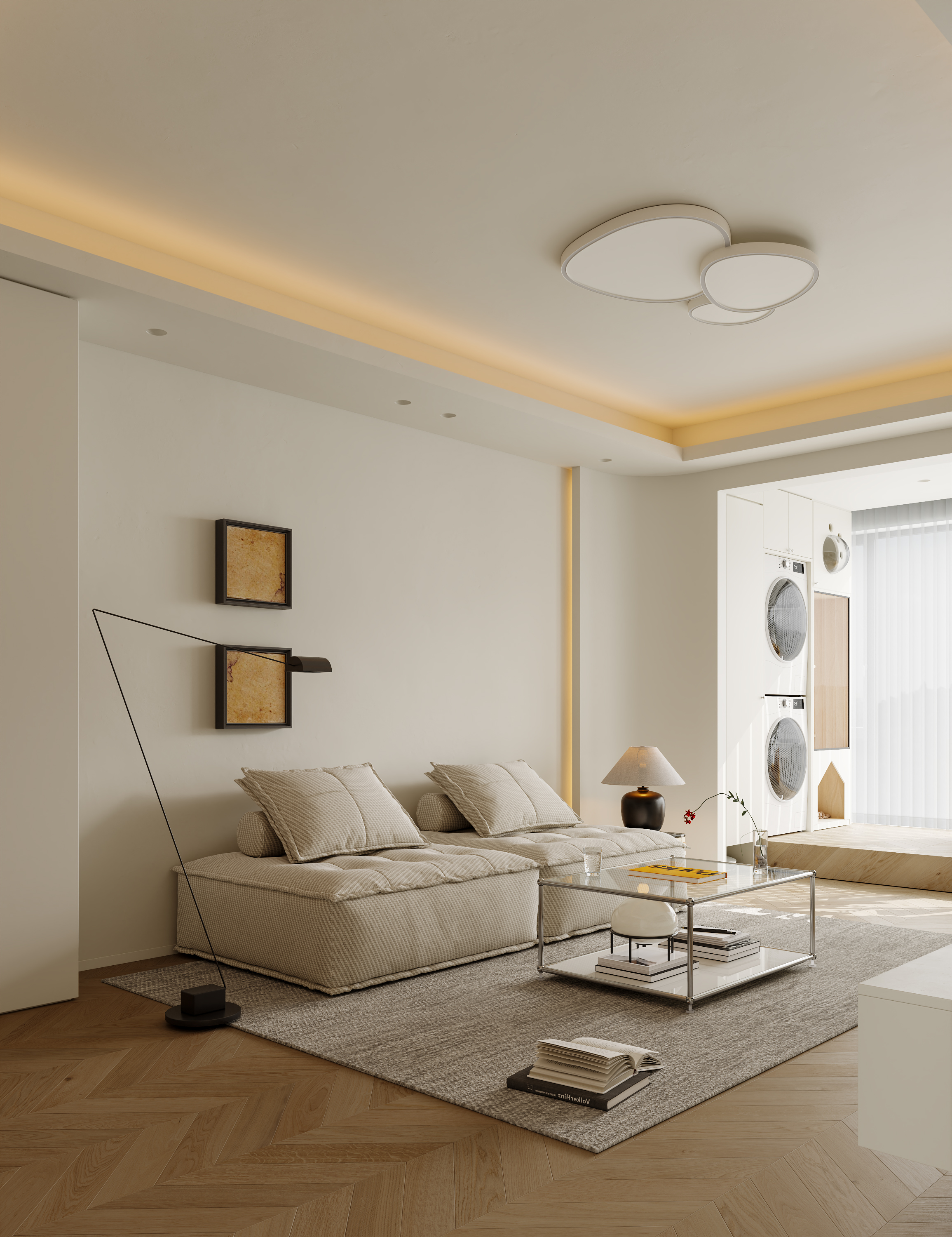 新案渲染  暖色的家-4