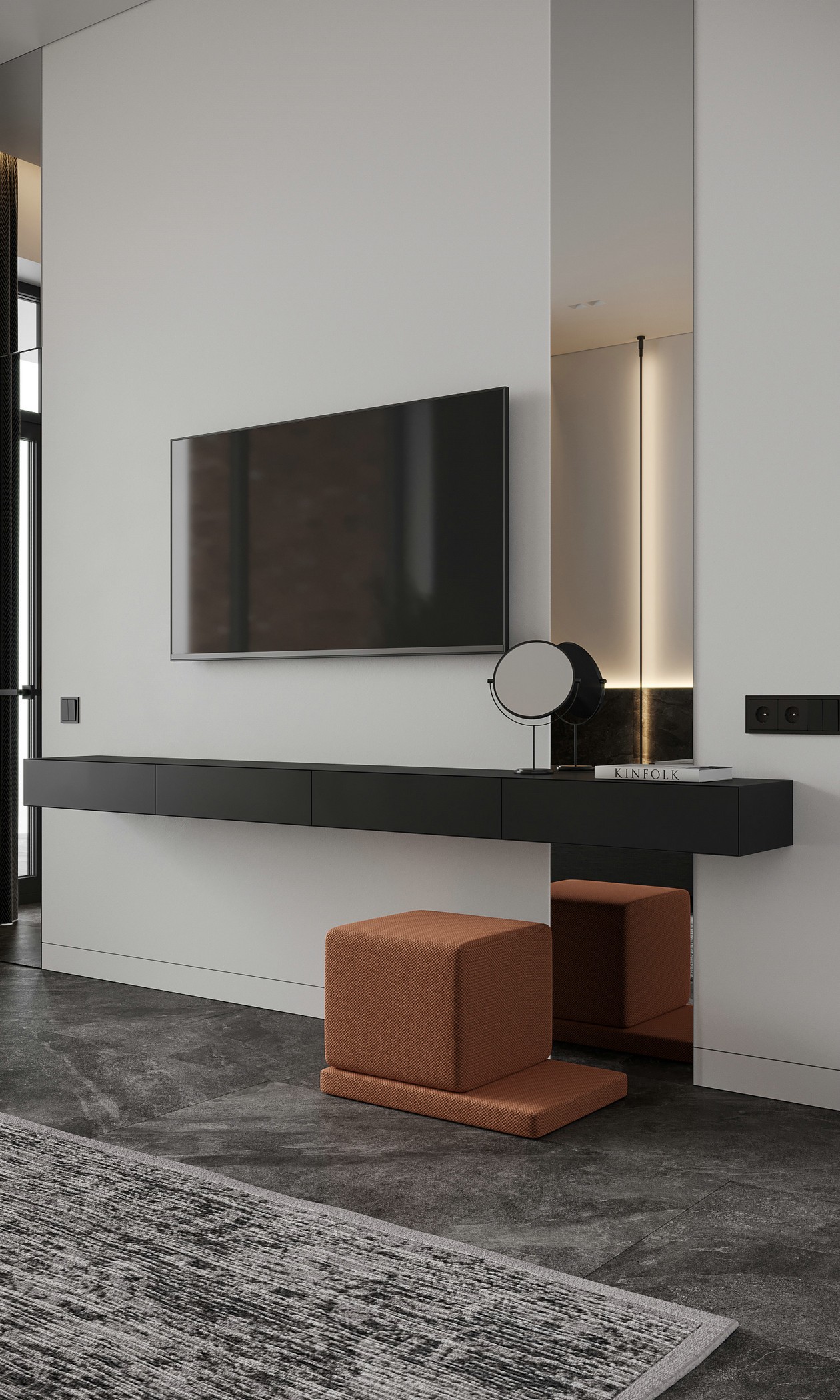 高级黑色系空间设计 无法抵御的气质！-18