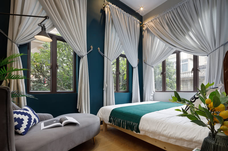 广州旧宅改造复古风民宿丨中国广州-13