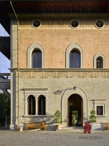 意大利托斯卡纳带壁画历史别墅修复丨娜塔莉亚·潘秋希娜-90