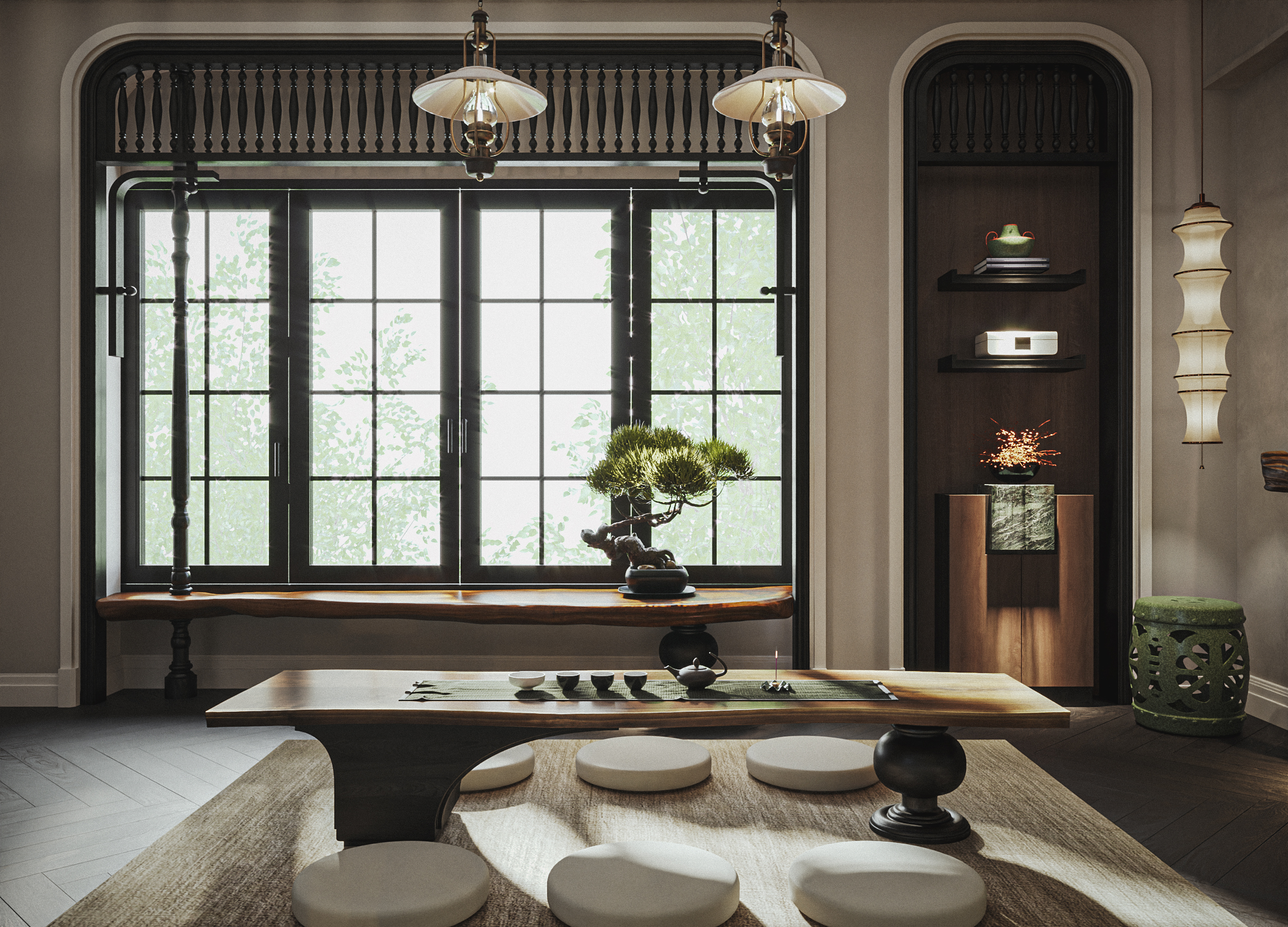 冥想室 CP 别墅丨越南河内丨MAhousing-14