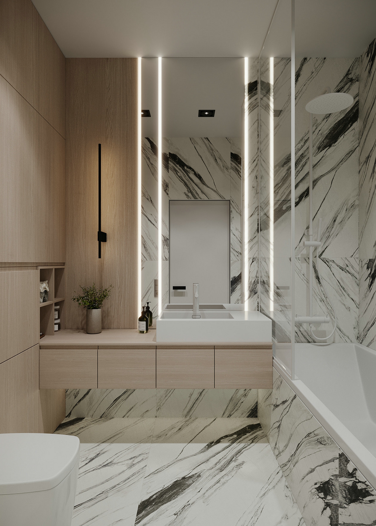 高级灰+橘色室内设计-21