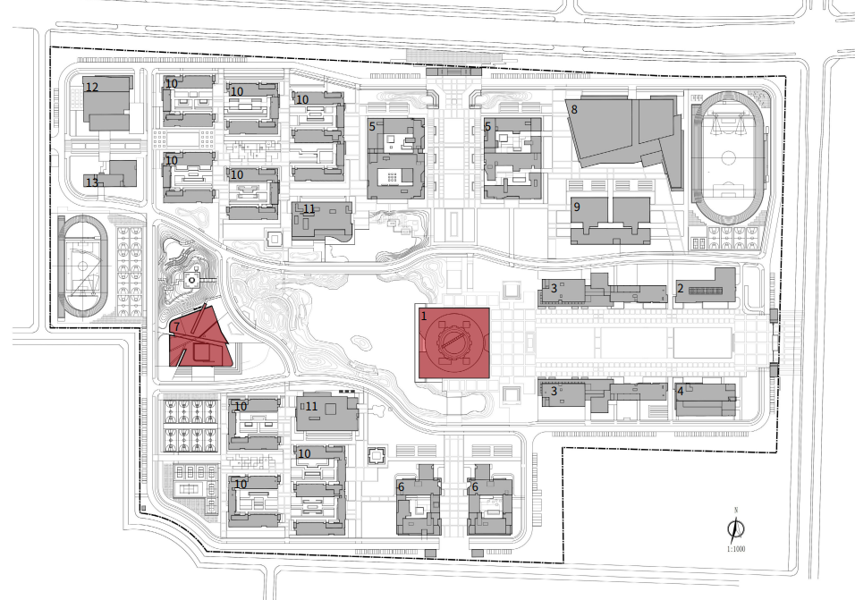 淄博大学城一期图书馆,会堂及学生活动中心丨中国淄博丨清华大学建筑设计研究院有限公司-50