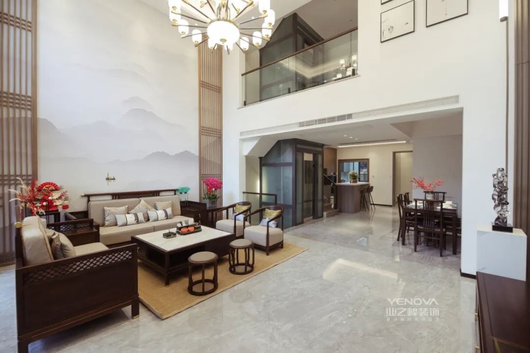 两河森林 143㎡美式轻奢之家丨业之峰-55