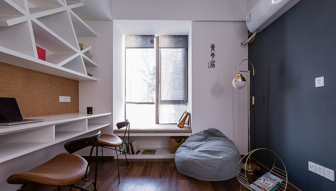 110㎡现代风格住宅  青云居设计-14