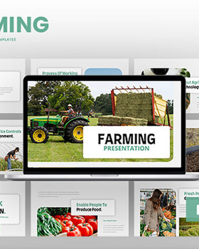 农业演示模板