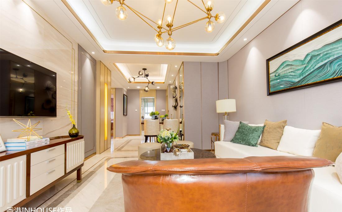 
INHOUSE设计：鑫江桂花园样板间软装 -10