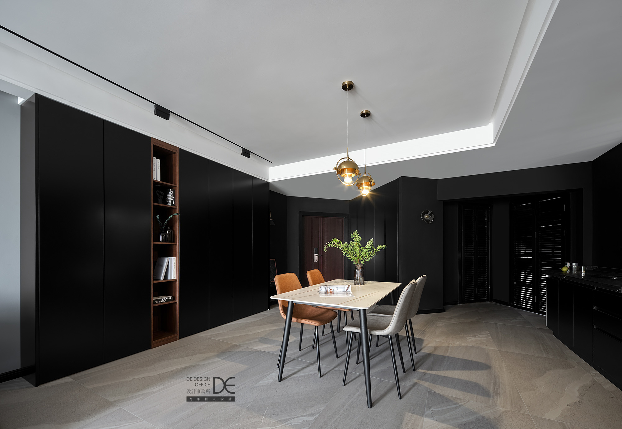 DE实景 · 997期 | 83㎡异形空间，如何装出“大”的感觉？-36