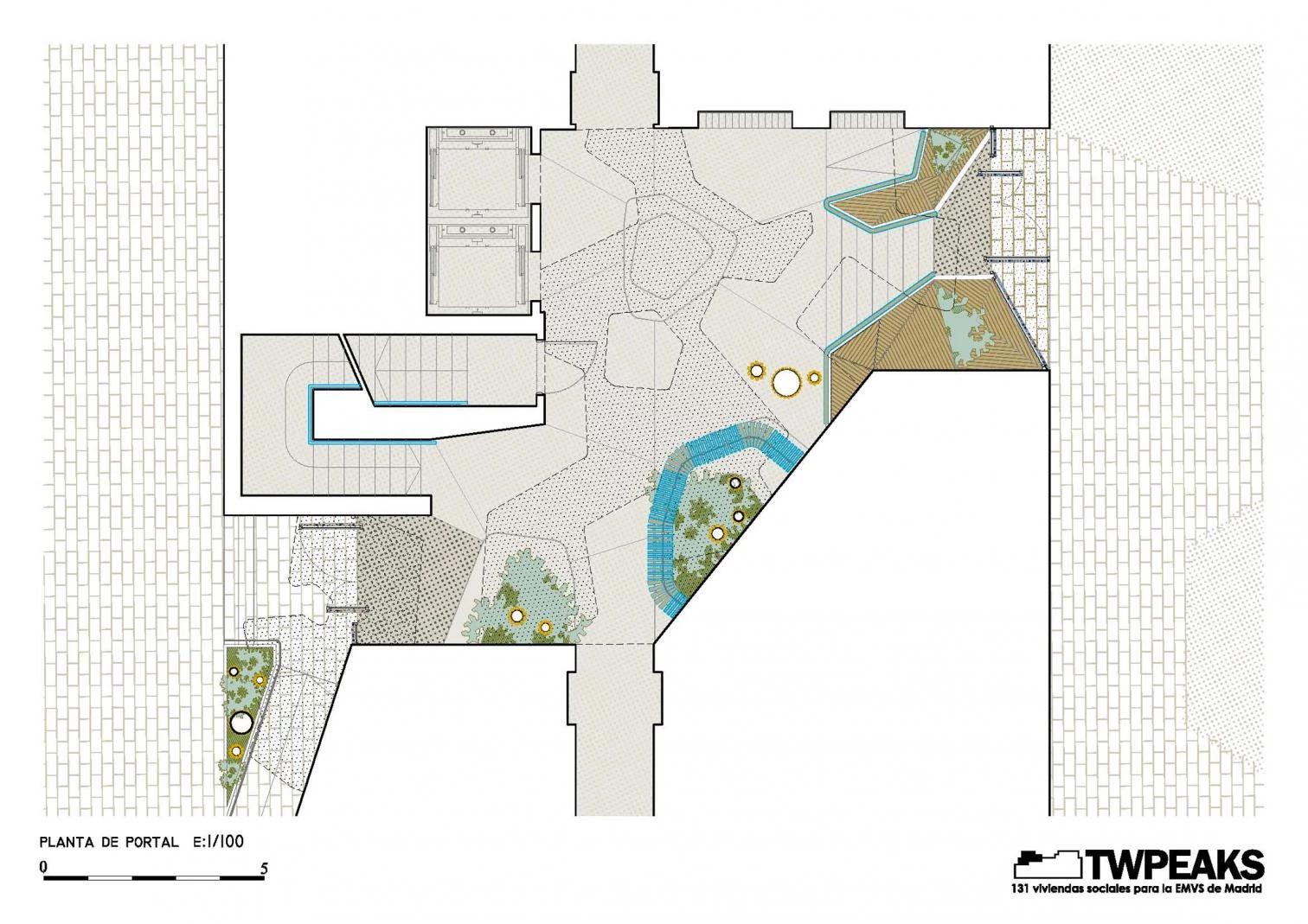 Twpeaks 社会住房丨西班牙马德里丨MADhel 和 Marmolbravo-23