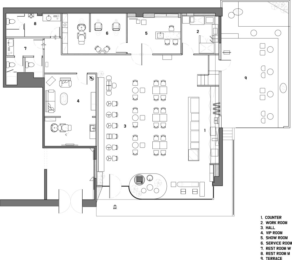 韩国KUO’S咖啡馆&KUO’S展厅(2020)STUDIO IMA设计-31