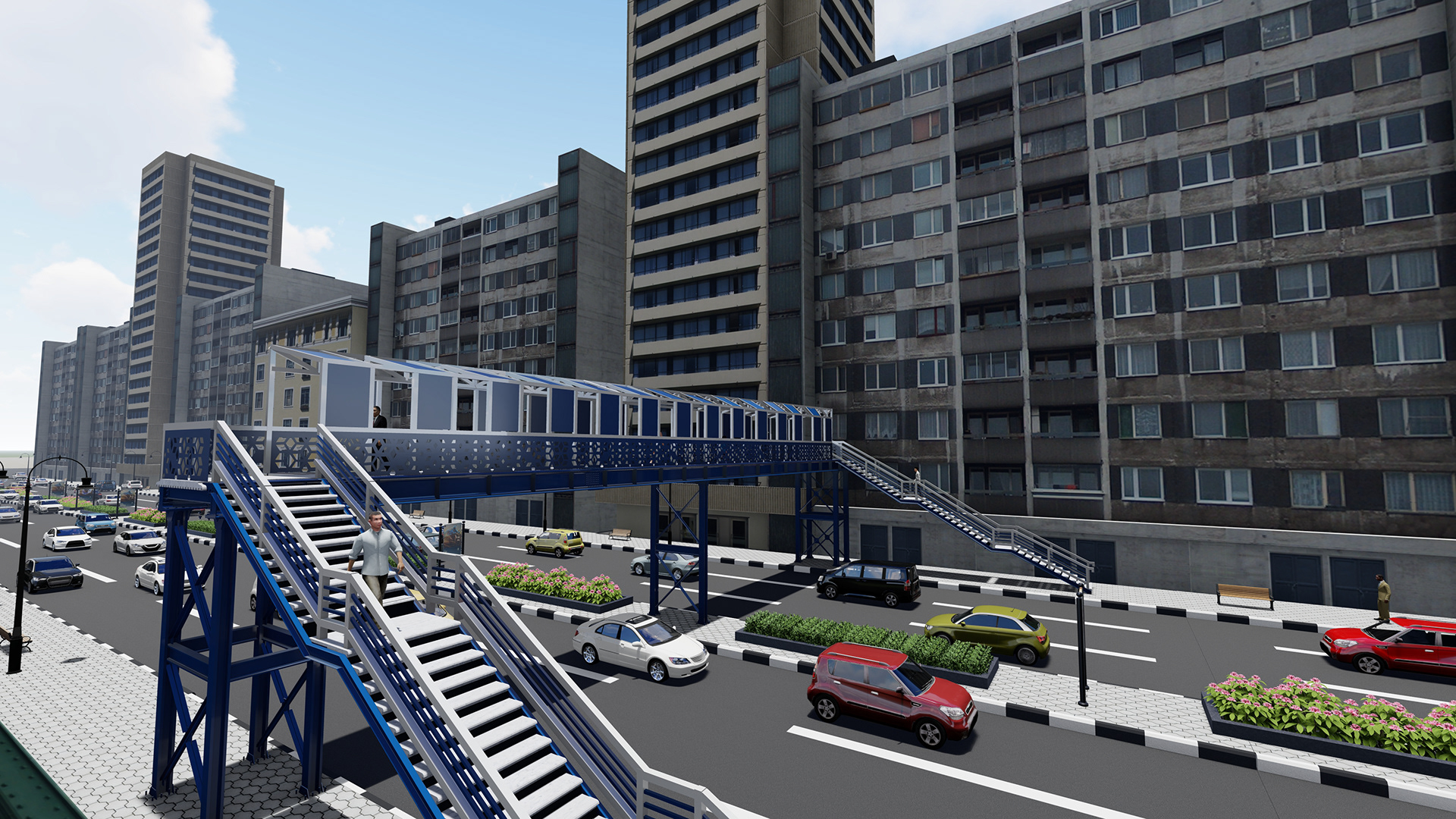 Pedestrian Bridge Design（人行天桥设计）-5