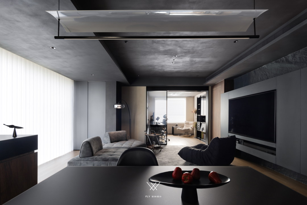 极简黑境·属于他们的暗调温柔丨中国杭州丨菲拉设计-10