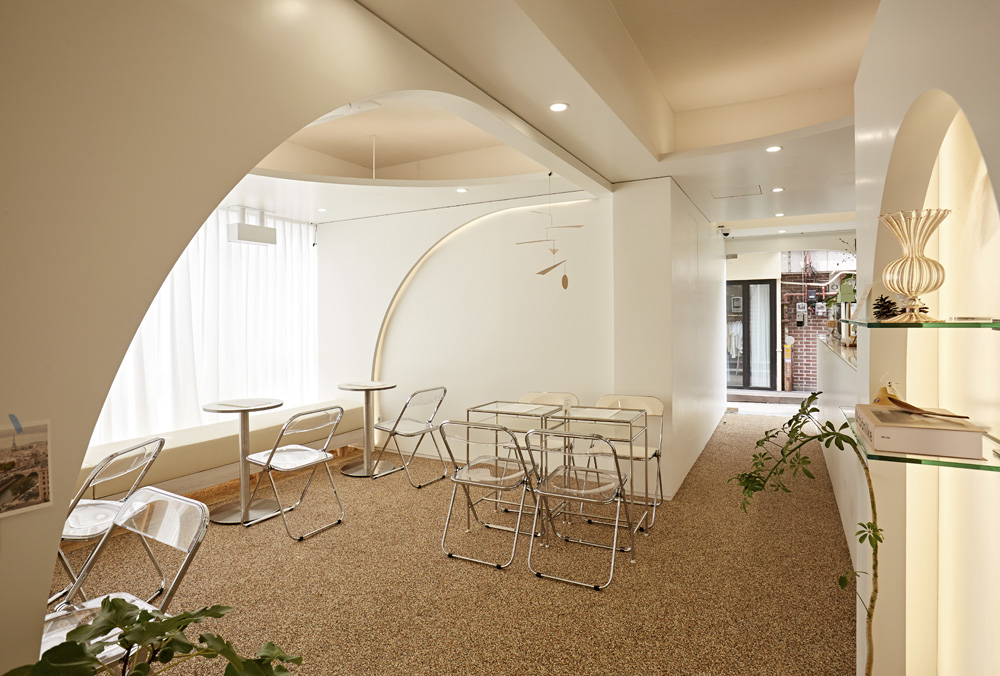 18 坪美丽咖啡厅的曲线设计魅力-6