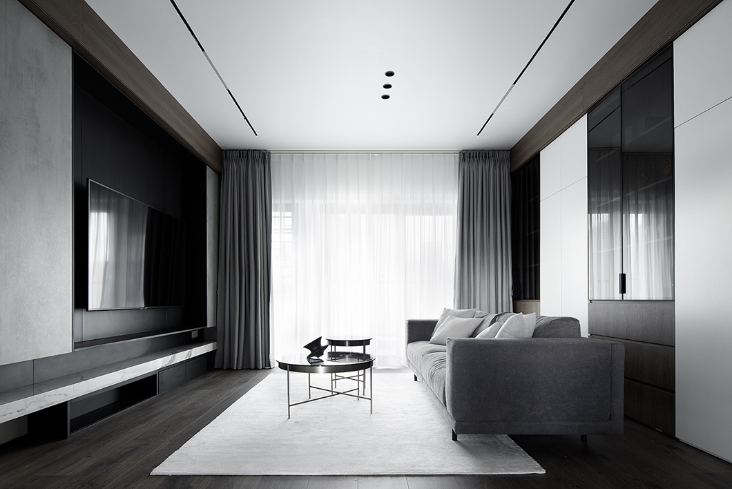 极简黑白,打造轻盈自在的生活空间丨中国淮安丨CX.D 辰夏空间规划-36