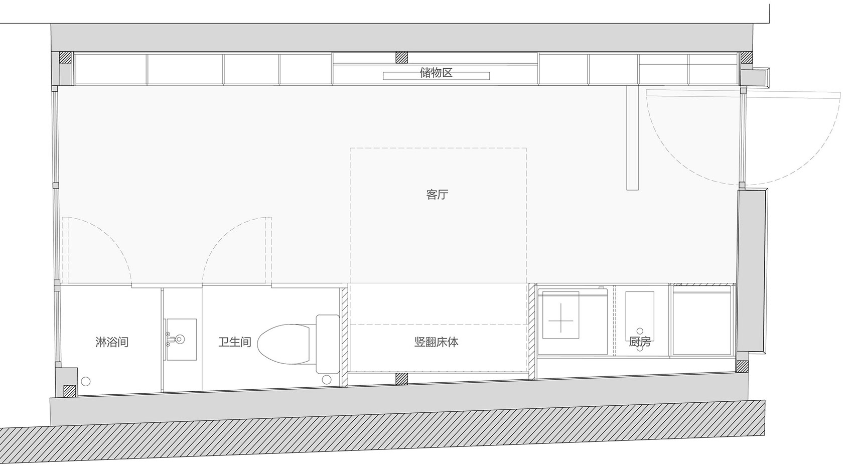 北京15㎡“装配小平房” / 清筑建筑-46