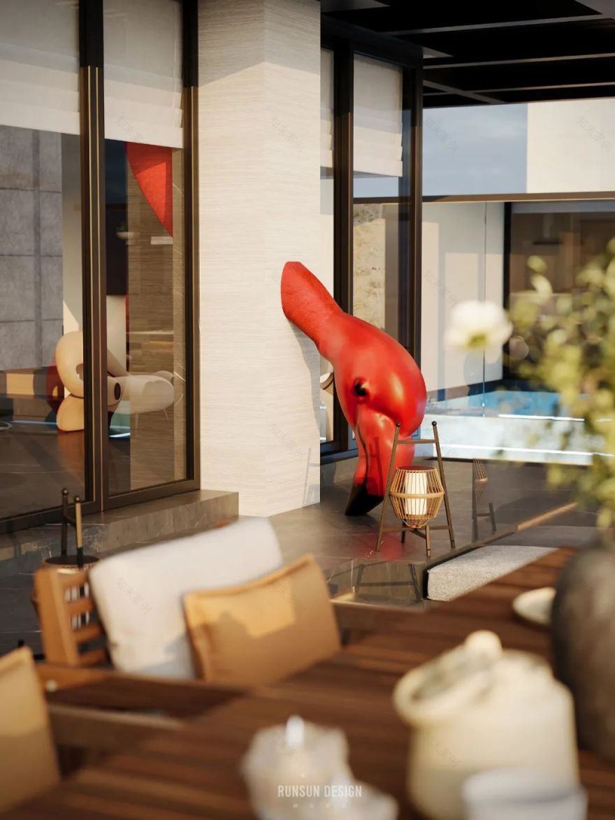 侘寂洞穴风民宿设计丨中国温州丨朗石设计-49