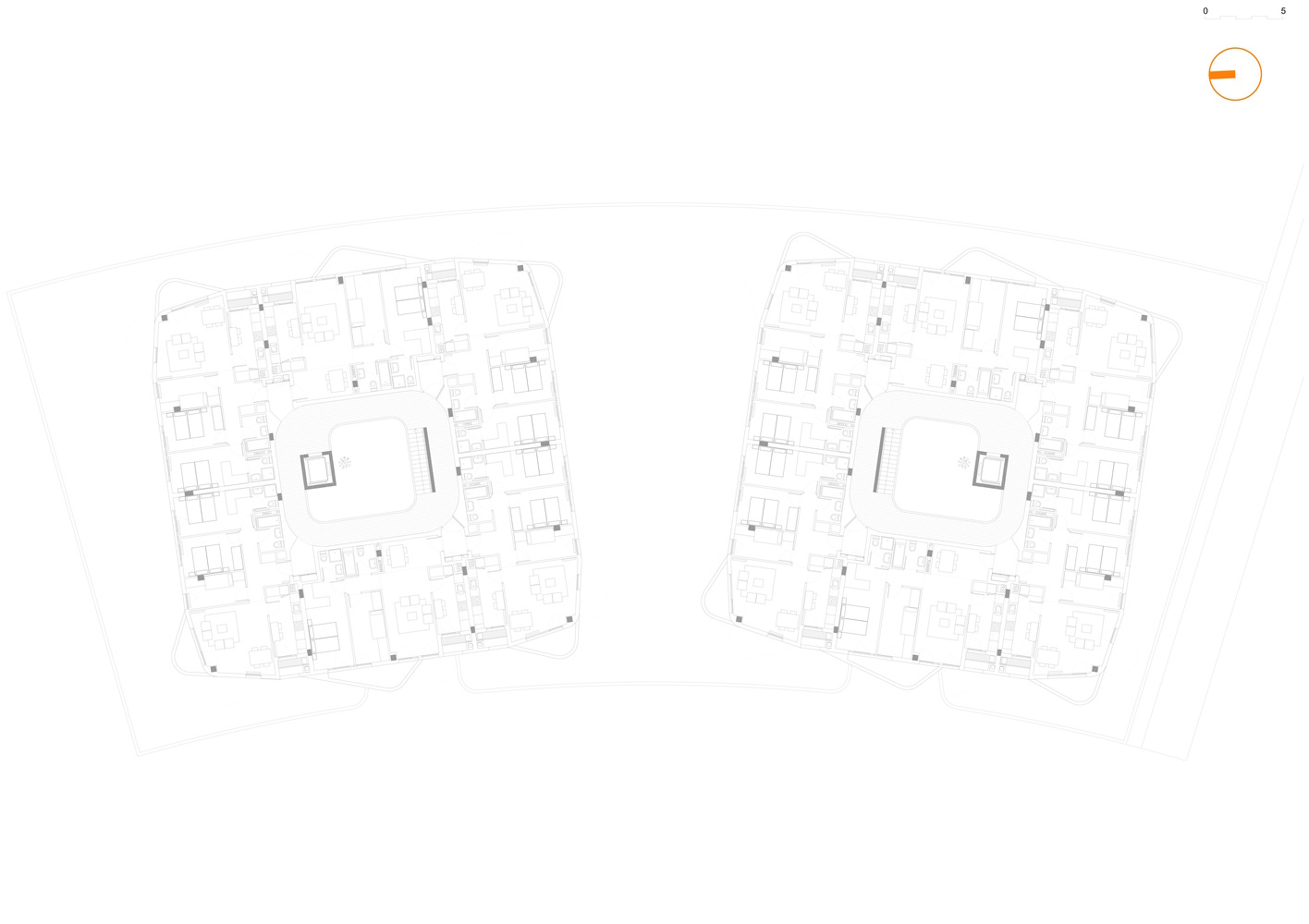 西班牙 58 VPO Torresolo 公寓楼——白色砖块与暗黑色铝材的现代居住建筑-69