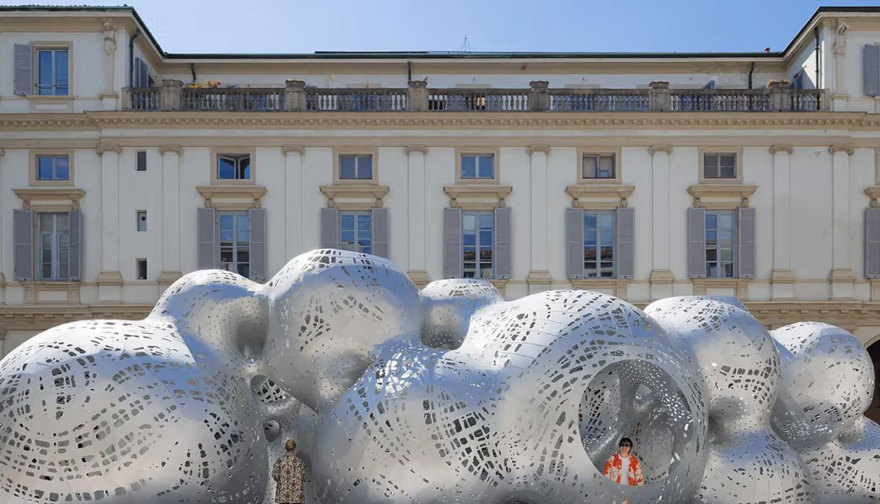 Марк Форнс: архитектура как паззл в инсталляции Louis Vuitton-0