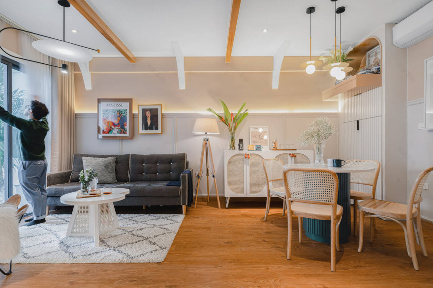 74 平简约蓝调公寓设计丨Leto Interior-6