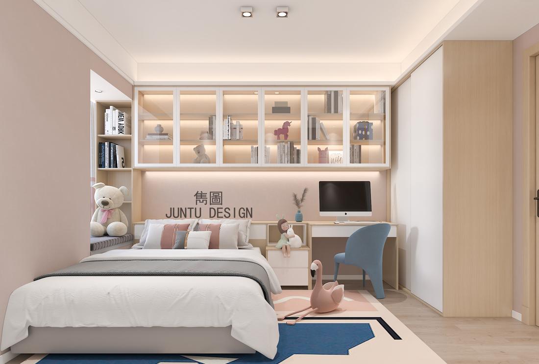 广州南沙碧珑湾 115m²日式原木风家居设计丨中国广州-33