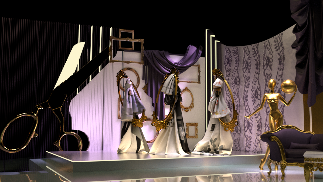 DANTELLE – Editorial TV Fashion program Set Design-1