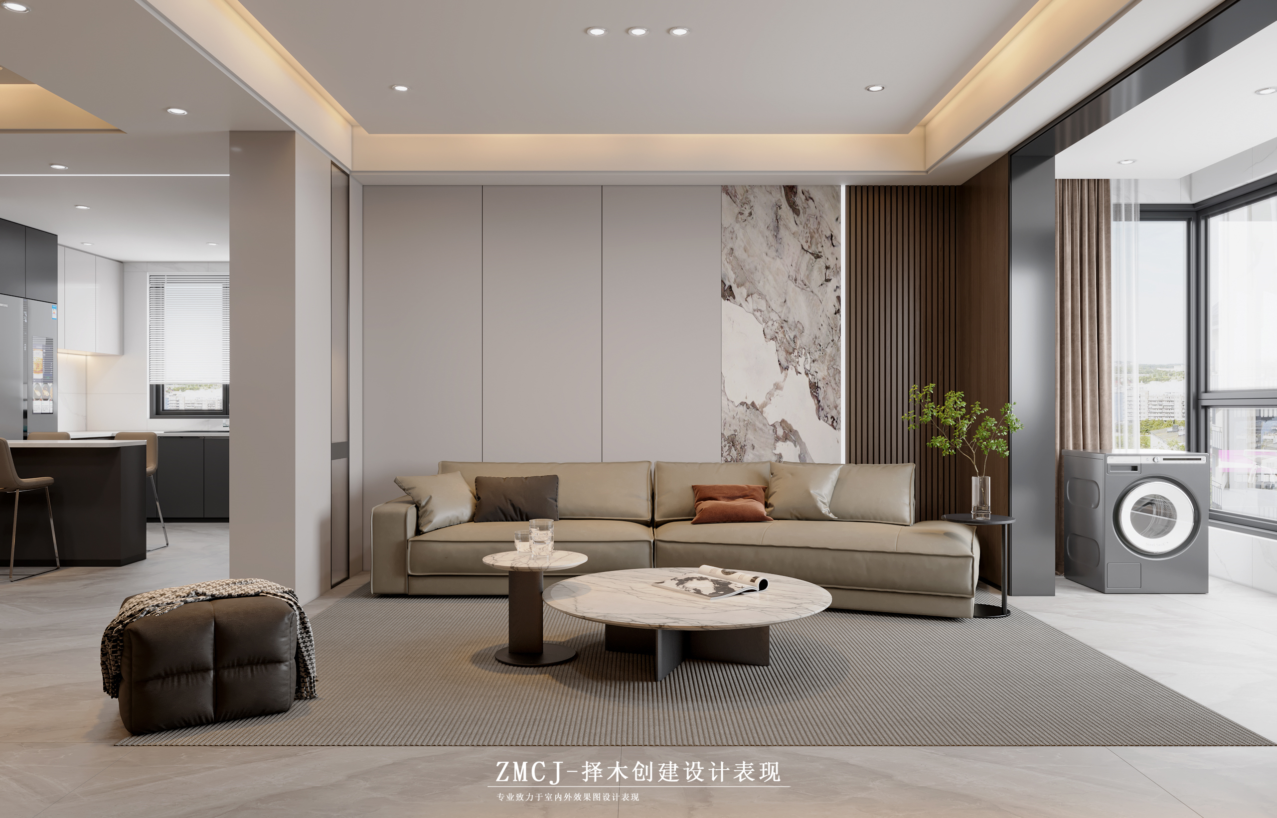 现代轻奢全屋·择木创建新晨效果图-0