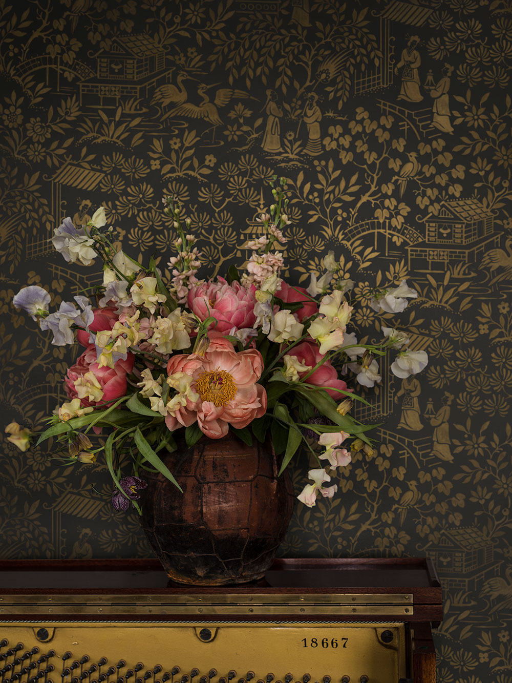 瑞典 Boras Tapeter 花卉墙纸设计-19