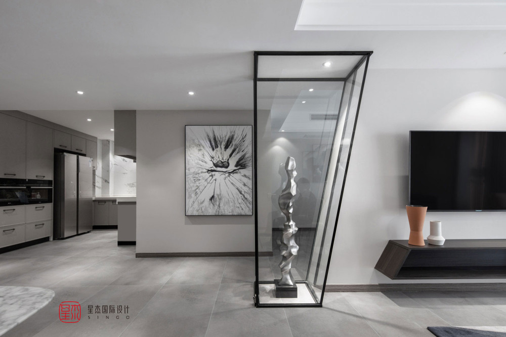 边界空间 · 现代简约的艺术之家-15