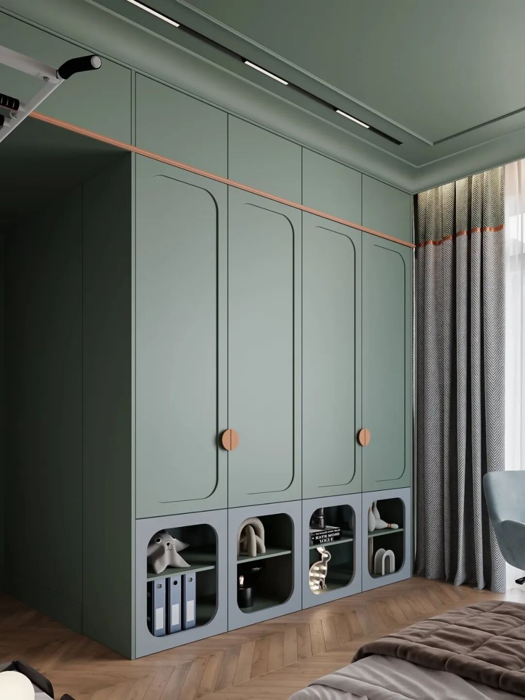 30款儿童房衣柜定制案例丨中国唐山丨业之峰-31