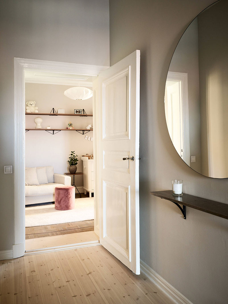 瑞典 19 世纪公寓的时尚典雅设计-19