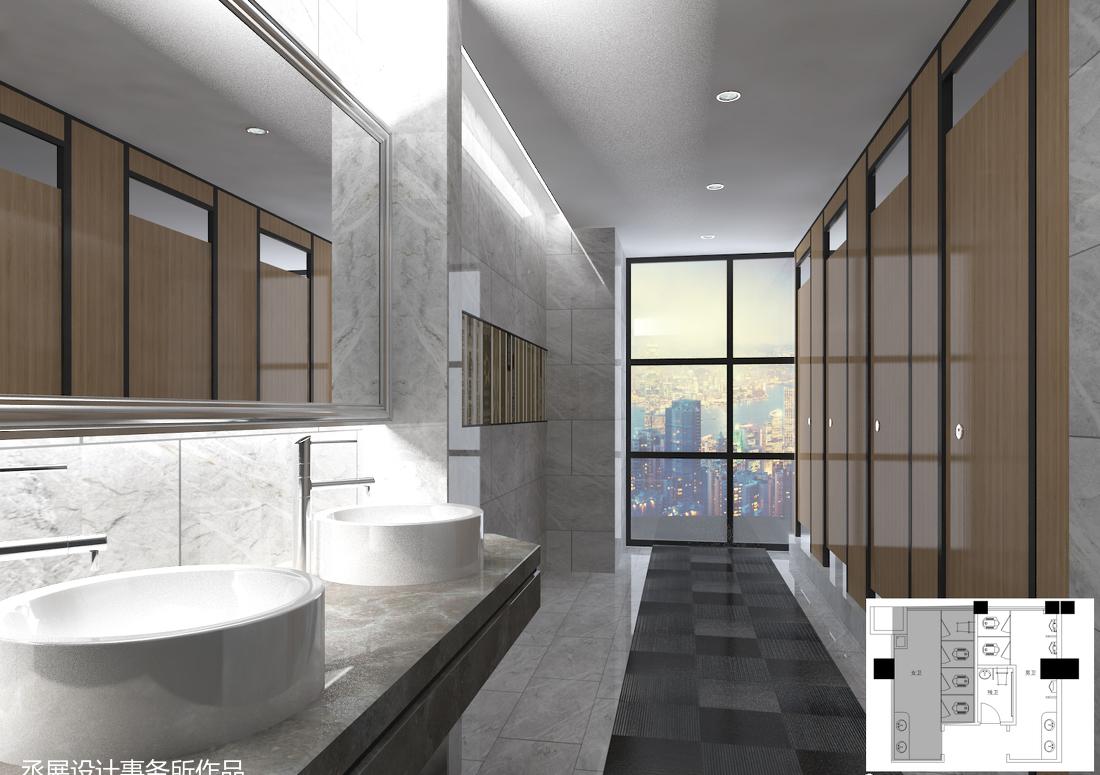 大朗办公楼室内设计-4