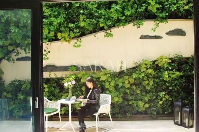 【花园荟】设计师用这面墙作了一幅画，将人从井中带上了云端~-6