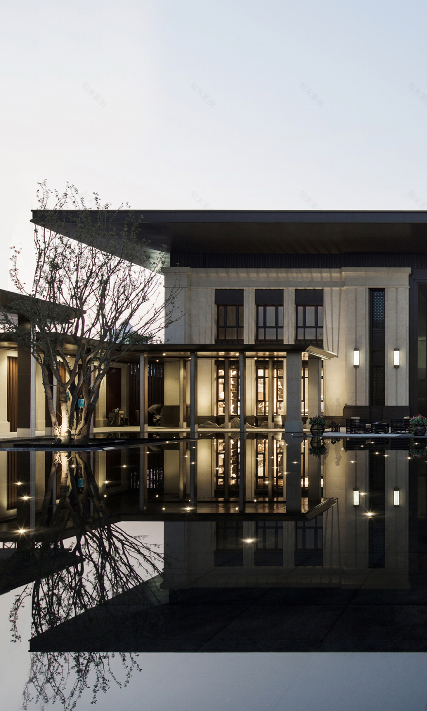 徐州万科翡翠天御售楼处 | 幽微蕴藉,空灵清远-4