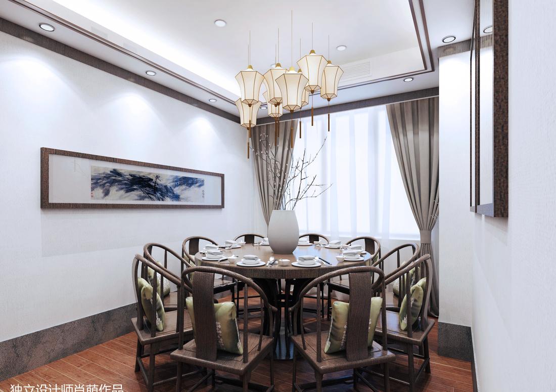 新中式风格餐厅设计案例解析-22