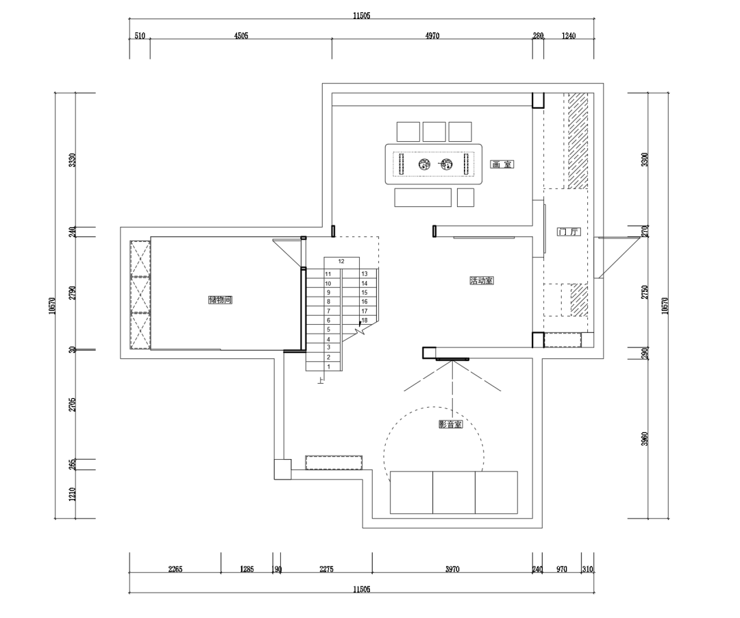 御水兰庭 210m²复式住宅丨红设计软装,十杰-50