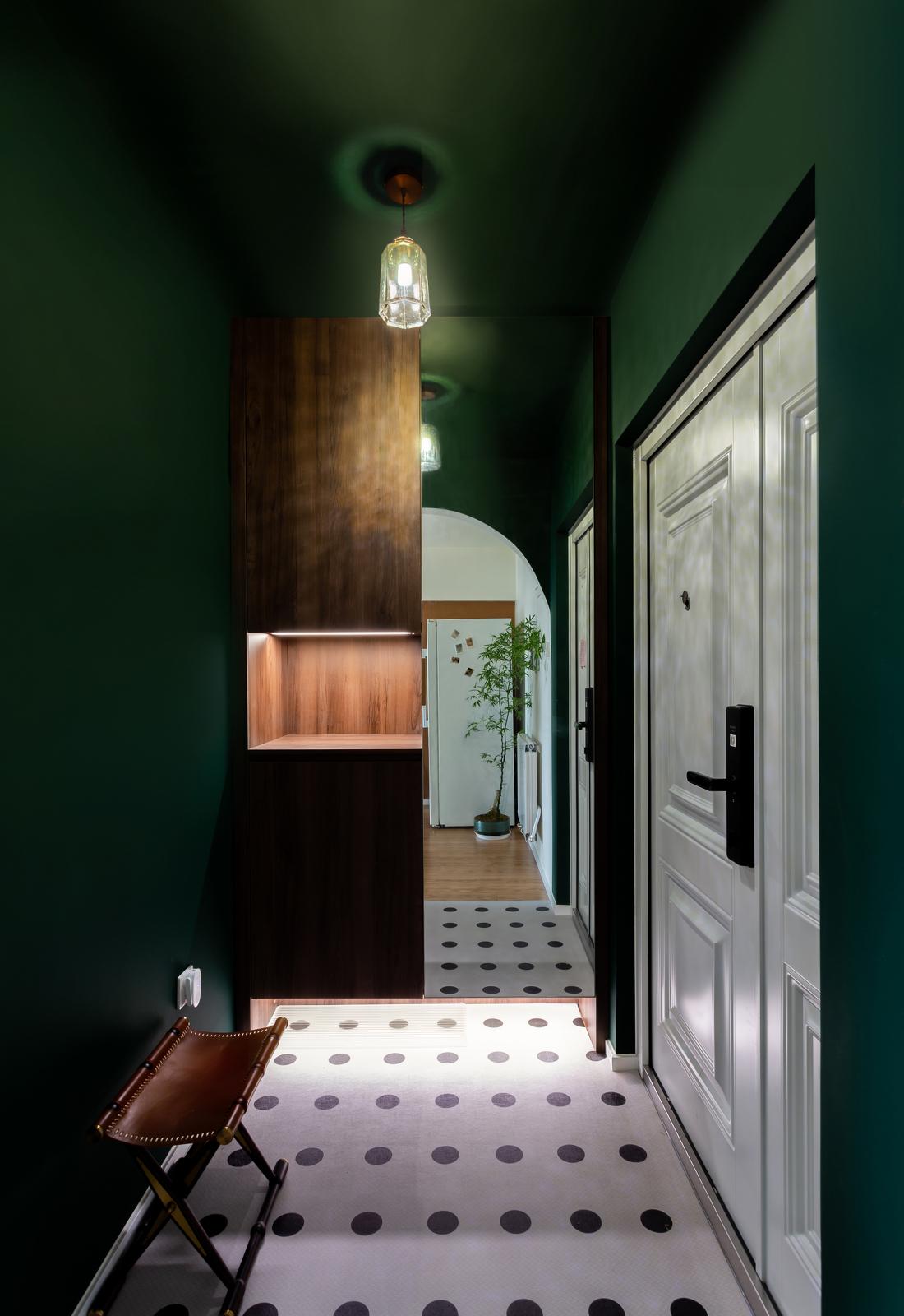 50 平米简约复古婚房设计-29