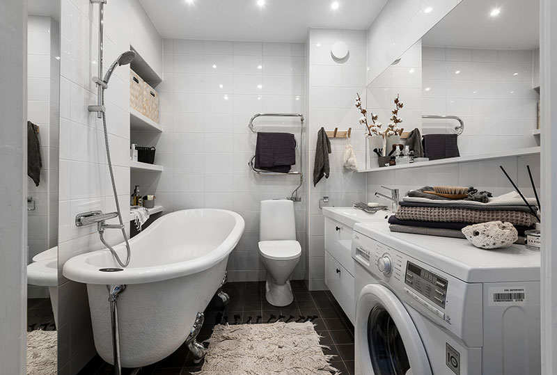 斯德哥尔摩温馨公寓 | 黑灰打造时尚北欧风-23