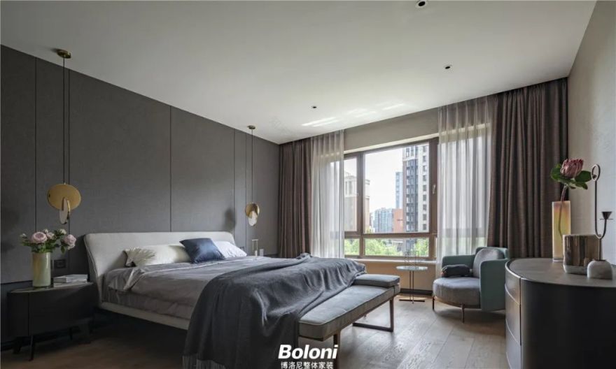 万橡府现代简约风,220㎡空间诠释不老时尚-60