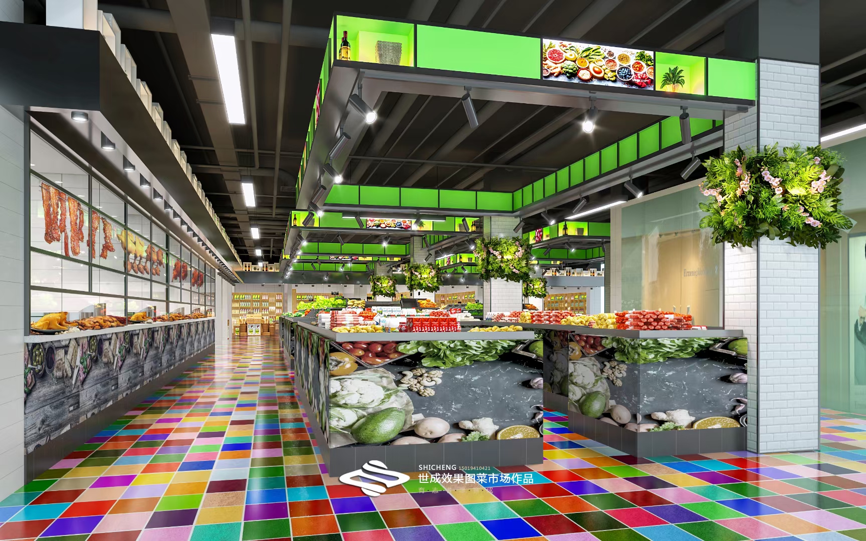 最近菜市场改造项目比较多，不同风格的都有分享给大家                     -6