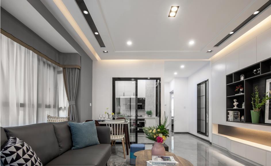 60㎡旧房改造,明亮宽敞的简约空间-14