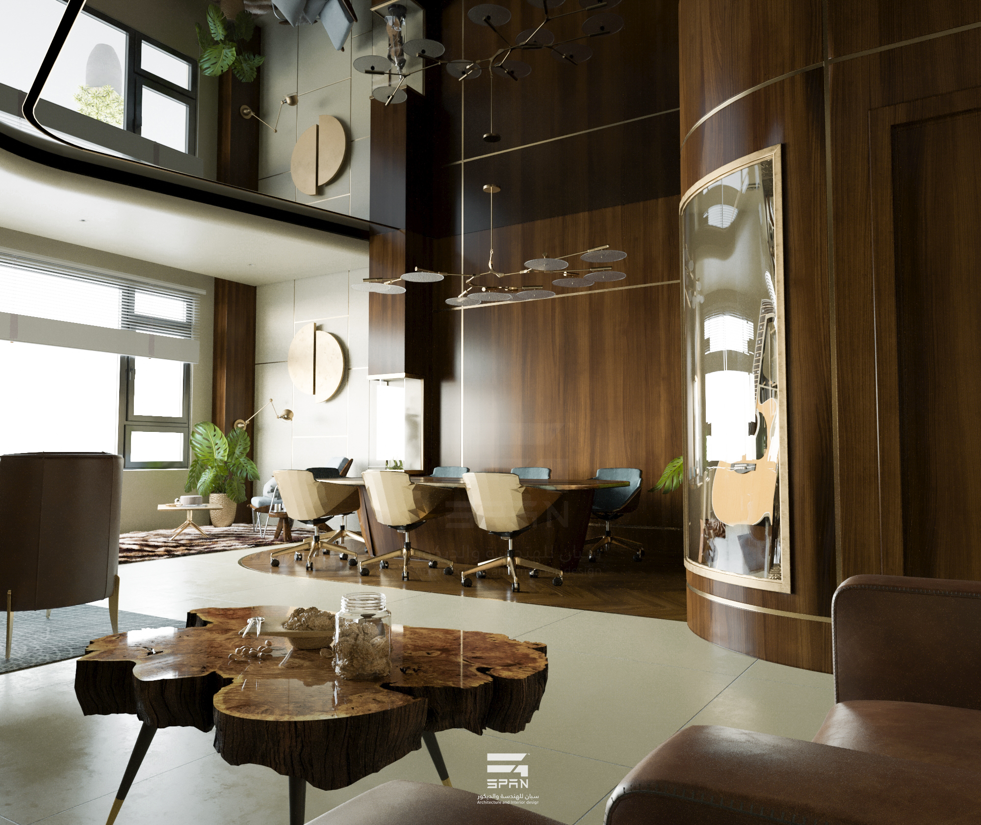 沙特阿拉伯律所经理办公室设计-5